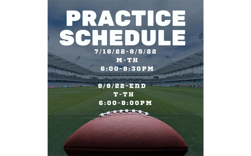 Practice Schedule 