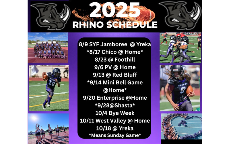 2025 Game Schedule